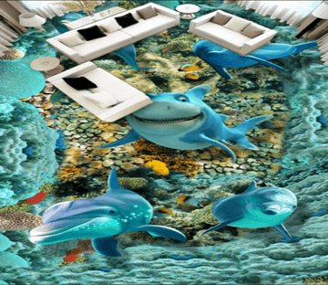 3D Harmony 295 Floor Mural Wallpaper AJ Wallpaper 2 