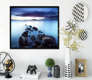 3D Big Stones 137 Fake Framed Print Painting Wallpaper AJ Creativity Home 