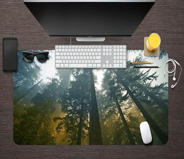 3D Sky Woods 096 Desk Mat Mat AJ Creativity Home 