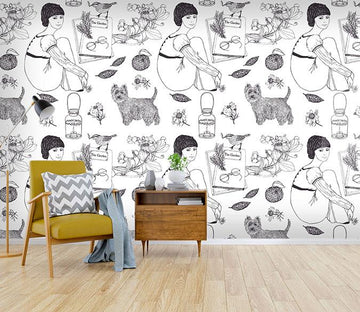 3D Sitting Relaxed 001 Wallpaper AJ Wallpaper 