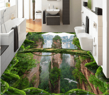 3D Green Grass 018 Floor Mural Wallpaper AJ Wallpaper 2 