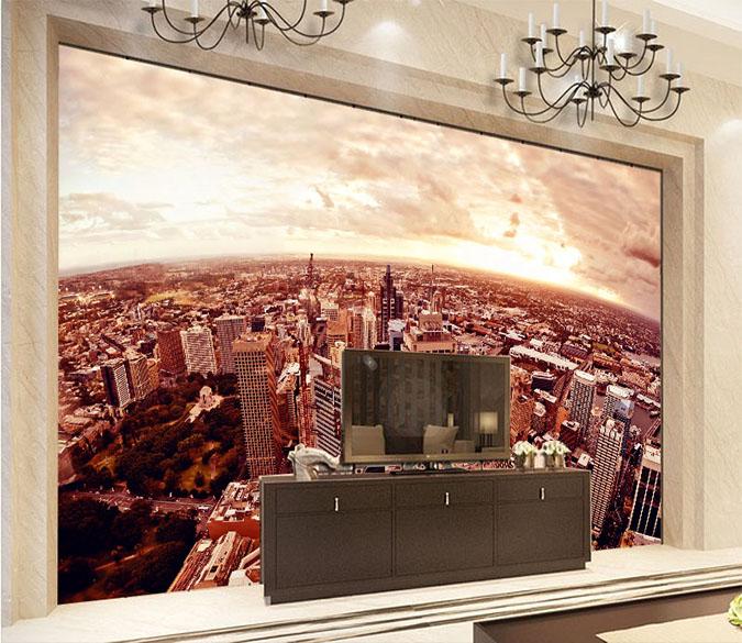 3D Twilight Building 040 Wallpaper AJ Wallpaper 