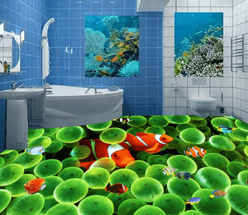 3D Seaweed 099 Floor Mural Wallpaper AJ Wallpaper 2 