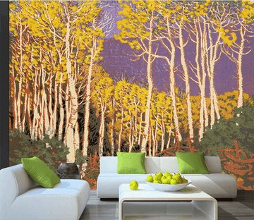 3D Color Carving Forest Landscape 1623 Wallpaper AJ Wallpaper 2 