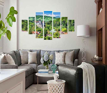 3D Rural Field 092 Unframed Print Wallpaper Wallpaper AJ Wallpaper 