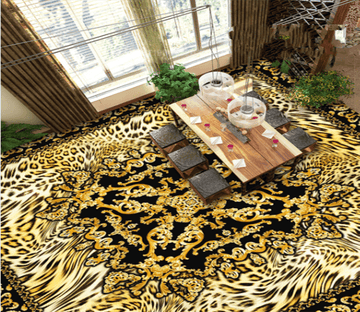 3D Leopard 224 Floor Mural Wallpaper AJ Wallpaper 2 