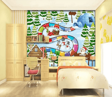 3D Snow House Snowman 817 Wallpaper AJ Wallpaper 2 