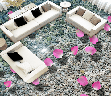 3D Flower Petals 010 Floor Mural Wallpaper AJ Wallpaper 2 