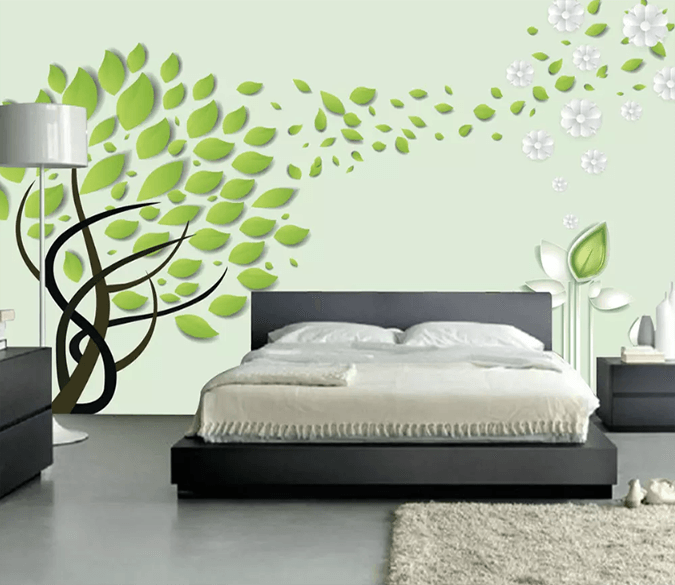 3D Flying Leaves 1200 Wallpaper AJ Wallpaper 2 