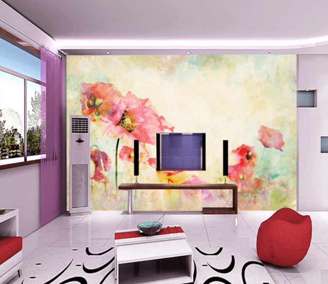 3D Transparent Blooming Flower 945 Wallpaper AJ Wallpaper 2 