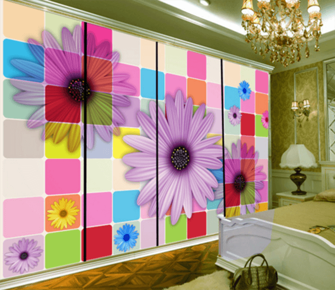 3D Big Daisy 048 Wallpaper AJ Wallpaper 