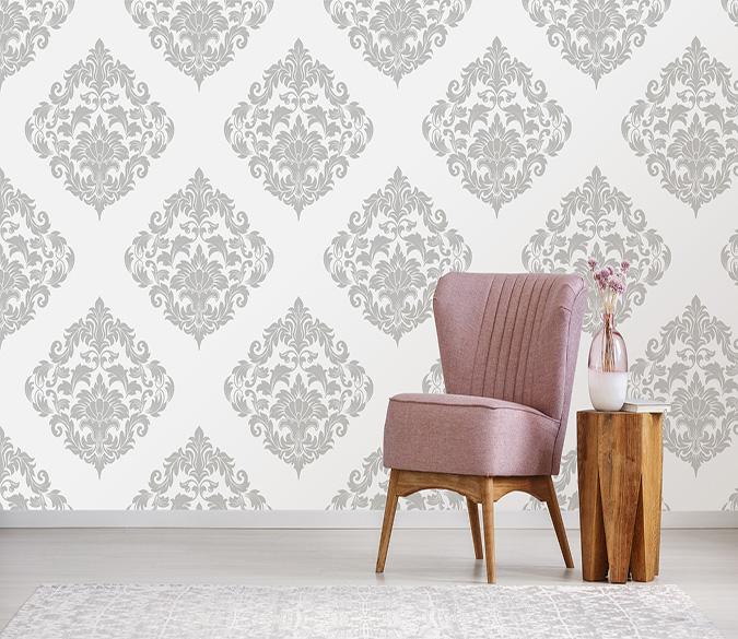 3D Leaf Flower Pattern 292 Wallpaper AJ Wallpaper 