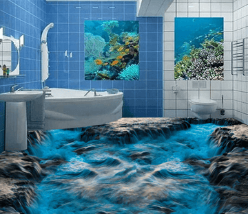 3D The Sea 086 Floor Mural Wallpaper AJ Wallpaper 2 