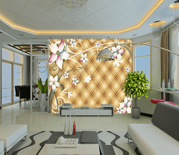 3D Gold Bottom 006 Wallpaper AJ Wallpaper 