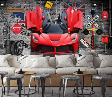 3D Red Car 475 Wallpaper AJ Wallpaper 