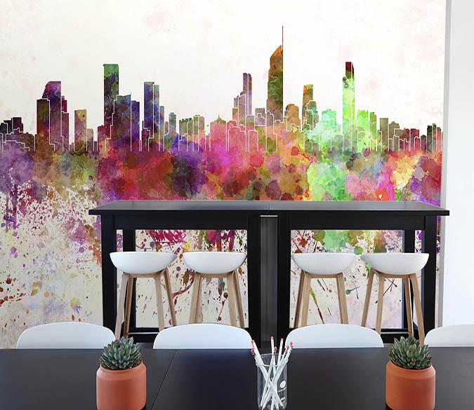 3D Color City 007 Wallpaper AJ Wallpaper 