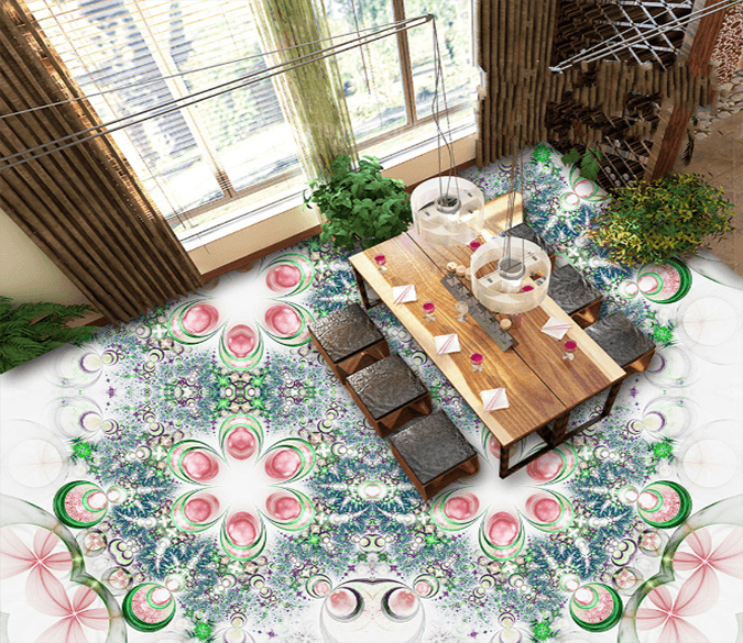 3D Bubble 216 Floor Mural Wallpaper AJ Wallpaper 2 