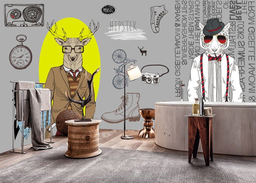 3D Cattle 229 Wall Murals Wallpaper AJ Wallpaper 2 