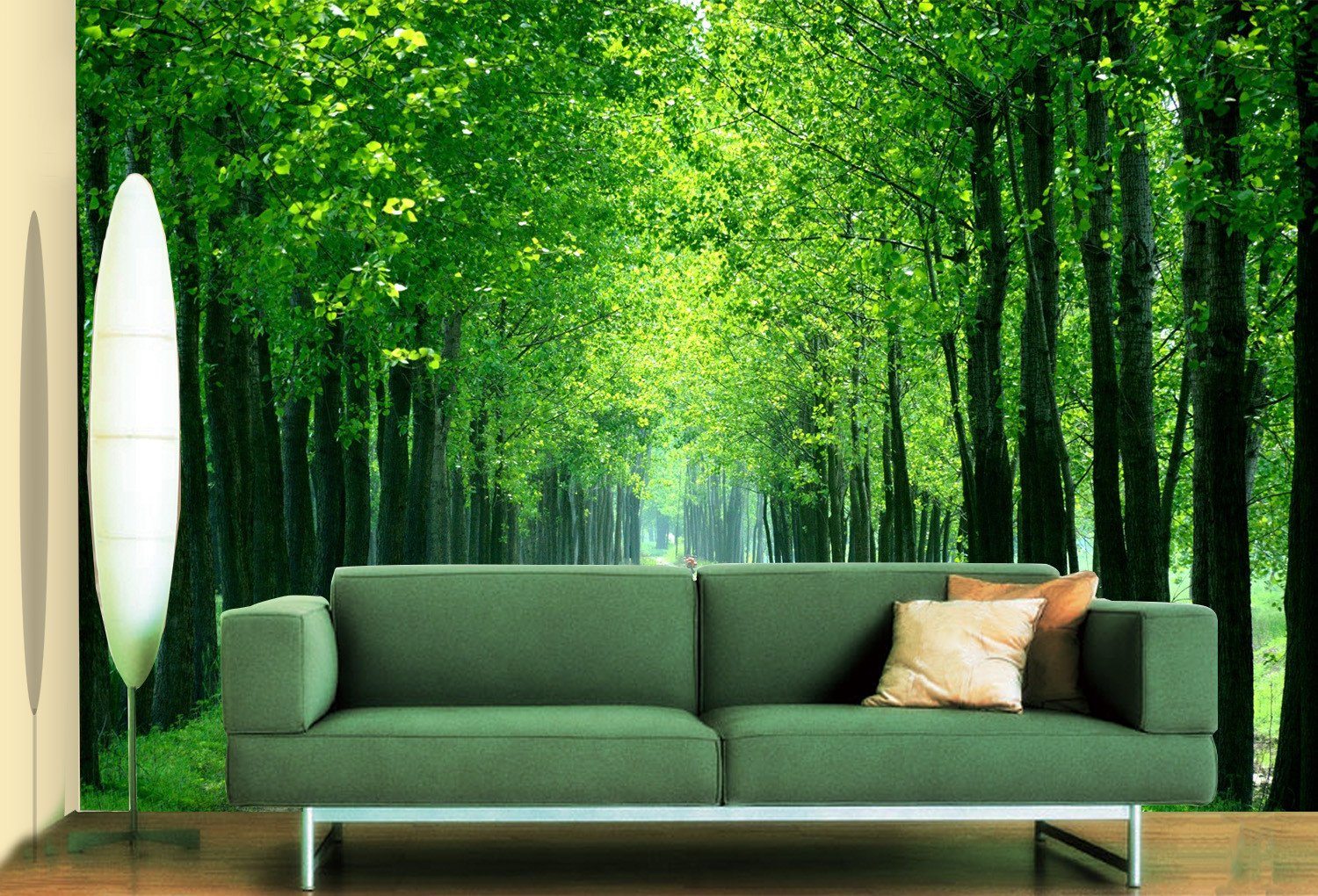 3D Spring Polar Tree Path 76 Wallpaper AJ Wallpaper 