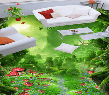 3D Hot Air Balloon 084 Floor Mural Wallpaper AJ Wallpaper 2 