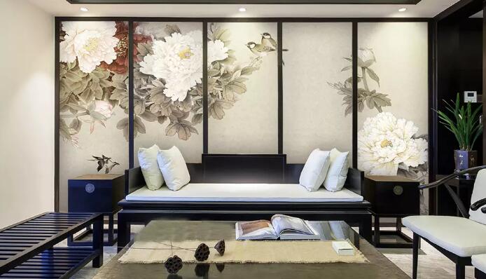 3D Flower Bird 129 Wall Murals Wallpaper AJ Wallpaper 2 
