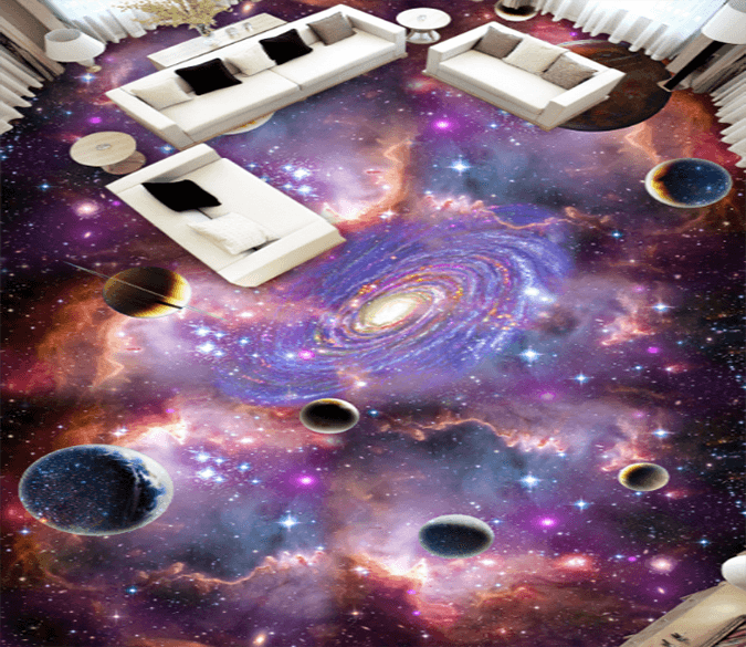 3D Star Vortex 107 Floor Mural Wallpaper AJ Wallpaper 2 