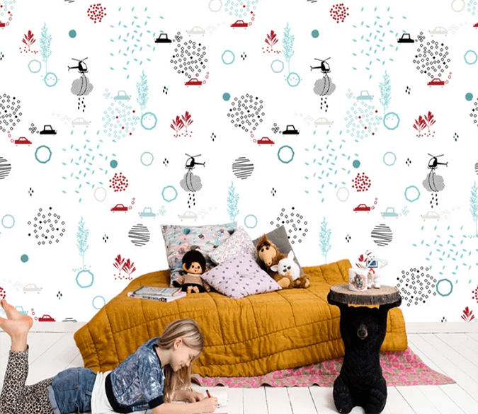 3D Lovely Helicopter 872 Wallpaper AJ Wallpaper 2 