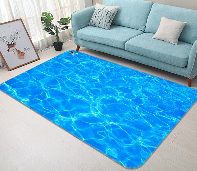 3D Sparkling Sea 581 Non Slip Rug Mat Mat AJ Creativity Home 