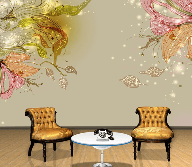 3D Color Painting Flower 840 Wallpaper AJ Wallpaper 2 