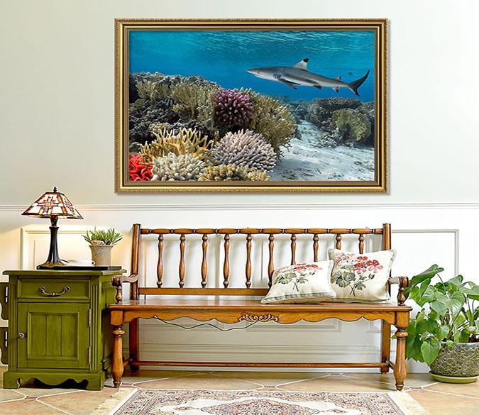 3D Submarine Coral 163 Fake Framed Print Painting Wallpaper AJ Creativity Home 