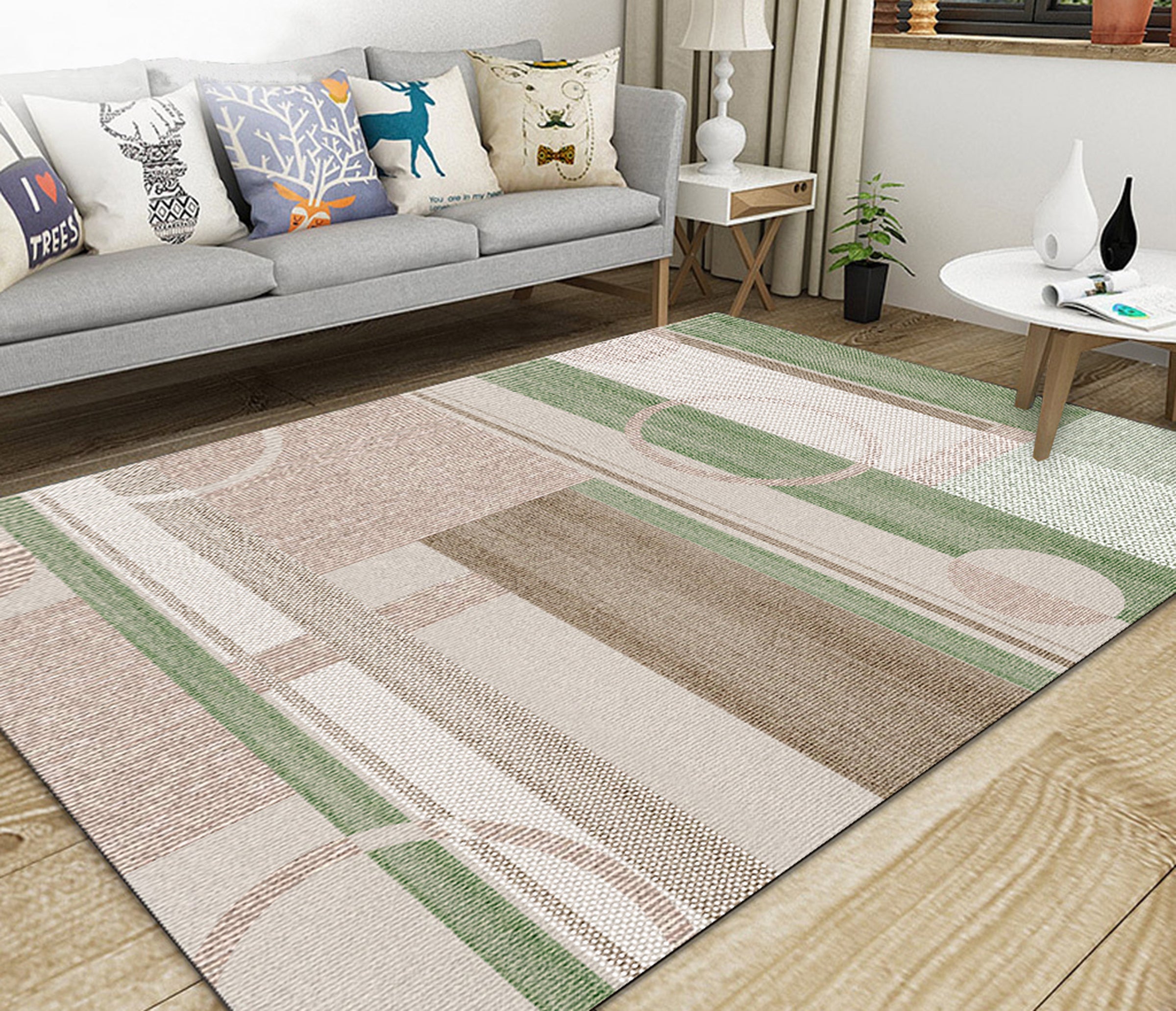 3D Color Pattern WG437 Non Slip Rug Mat Mat AJ Creativity Home 