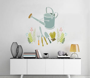 3D Kettle Shovel Scissors 266 Wall Stickers Wallpaper AJ Wallpaper 