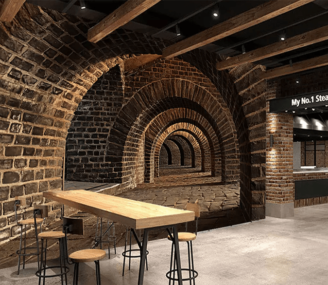 3D Maze Brick Wall 134 Wallpaper AJ Wallpaper 2 