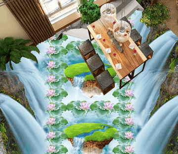 3D River Water 139 Floor Mural Wallpaper AJ Wallpaper 2 