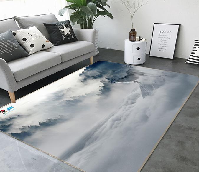 3D Wolf Fog 311 Non Slip Rug Mat Mat AJ Creativity Home 