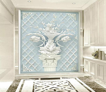 3D White Flower 509 Wallpaper AJ Wallpaper 