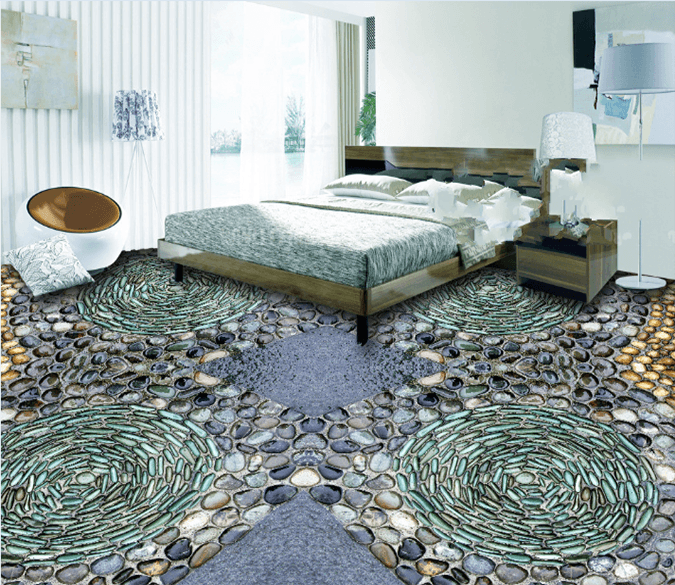 3D Small Stone 136 Floor Mural Wallpaper AJ Wallpaper 2 