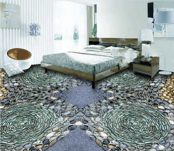 3D Small Stone 136 Floor Mural Wallpaper AJ Wallpaper 2 