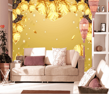 3D Flower Edge 762 Wallpaper AJ Wallpaper 