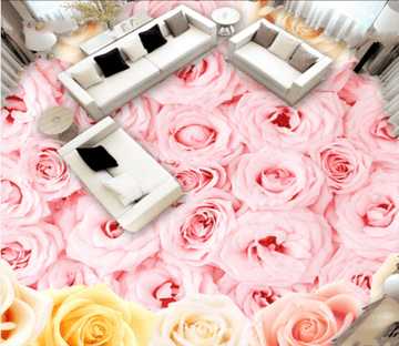 3D Rose Flower 043 Floor Mural Wallpaper AJ Wallpaper 2 