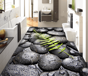 3D Leaves 177 Floor Mural Wallpaper AJ Wallpaper 2 