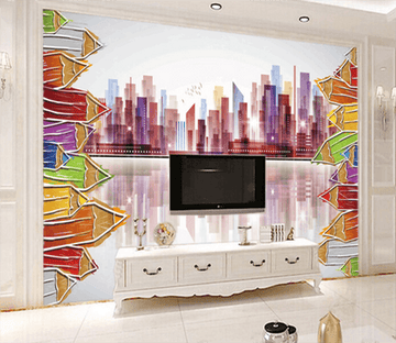 3D Colorful Pencils 491 Wallpaper AJ Wallpaper 