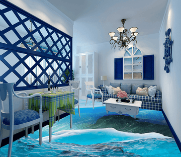 3D Ice Cubes 104 Floor Mural Wallpaper AJ Wallpaper 2 
