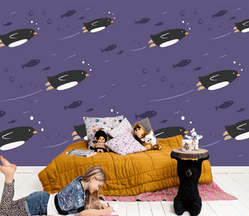 3D Penguin Swimming 932 Wallpaper AJ Wallpaper 2 