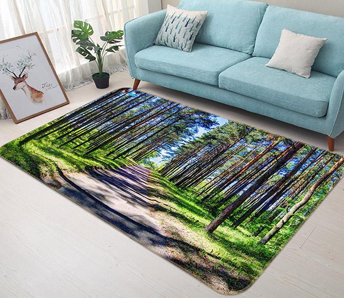 3D Small Road 483 Non Slip Rug Mat Mat AJ Creativity Home 