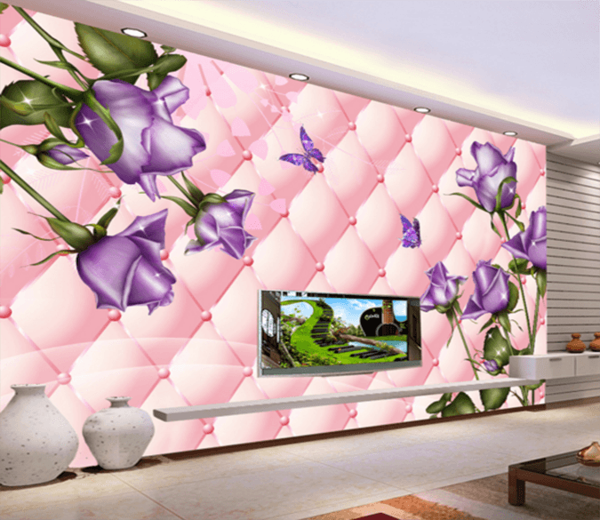 3D Shiny Butterfly 280 Wallpaper AJ Wallpaper 