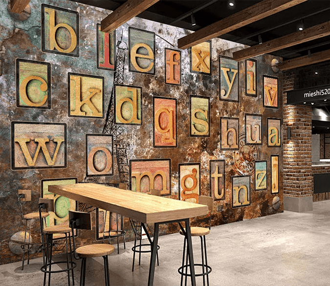 3D Lattice Uppercase Letters 145 Wallpaper AJ Wallpaper 2 