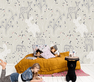 3D Cute Deer 870 Wallpaper AJ Wallpaper 2 