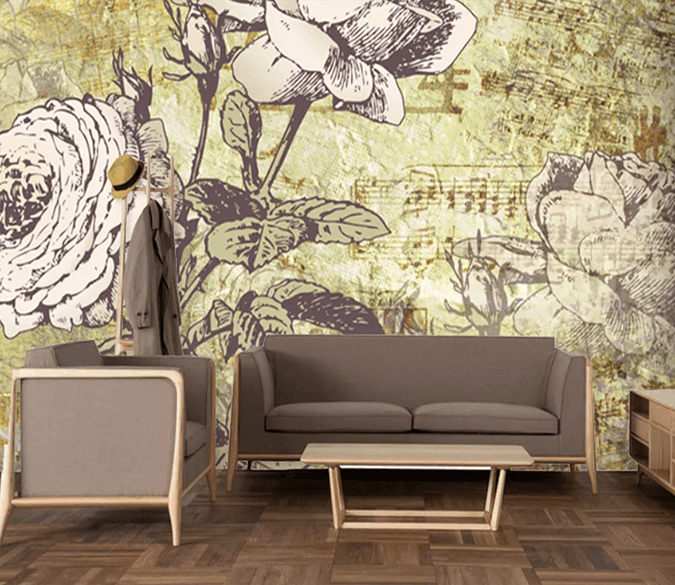 3D Sketch Flower Stationery 1337 Wallpaper AJ Wallpaper 2 