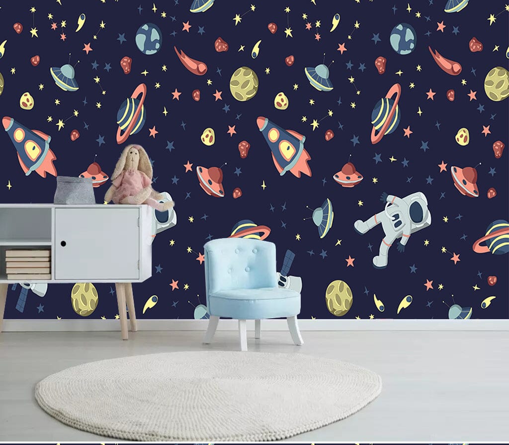 3D Color Planet WC071 Wall Murals Wallpaper AJ Wallpaper 2 